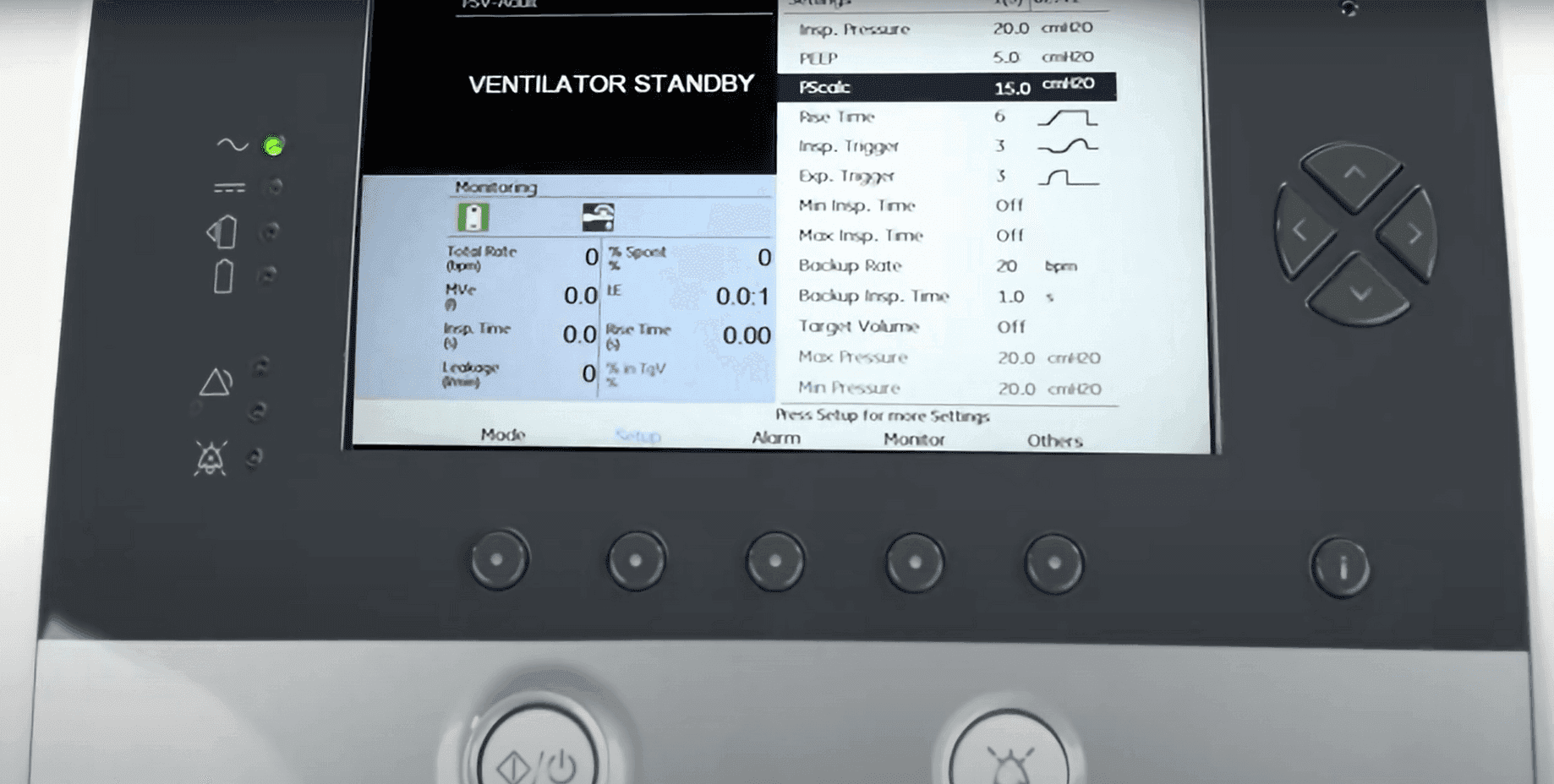 Vivo 65 Selecting a Treatment Mode