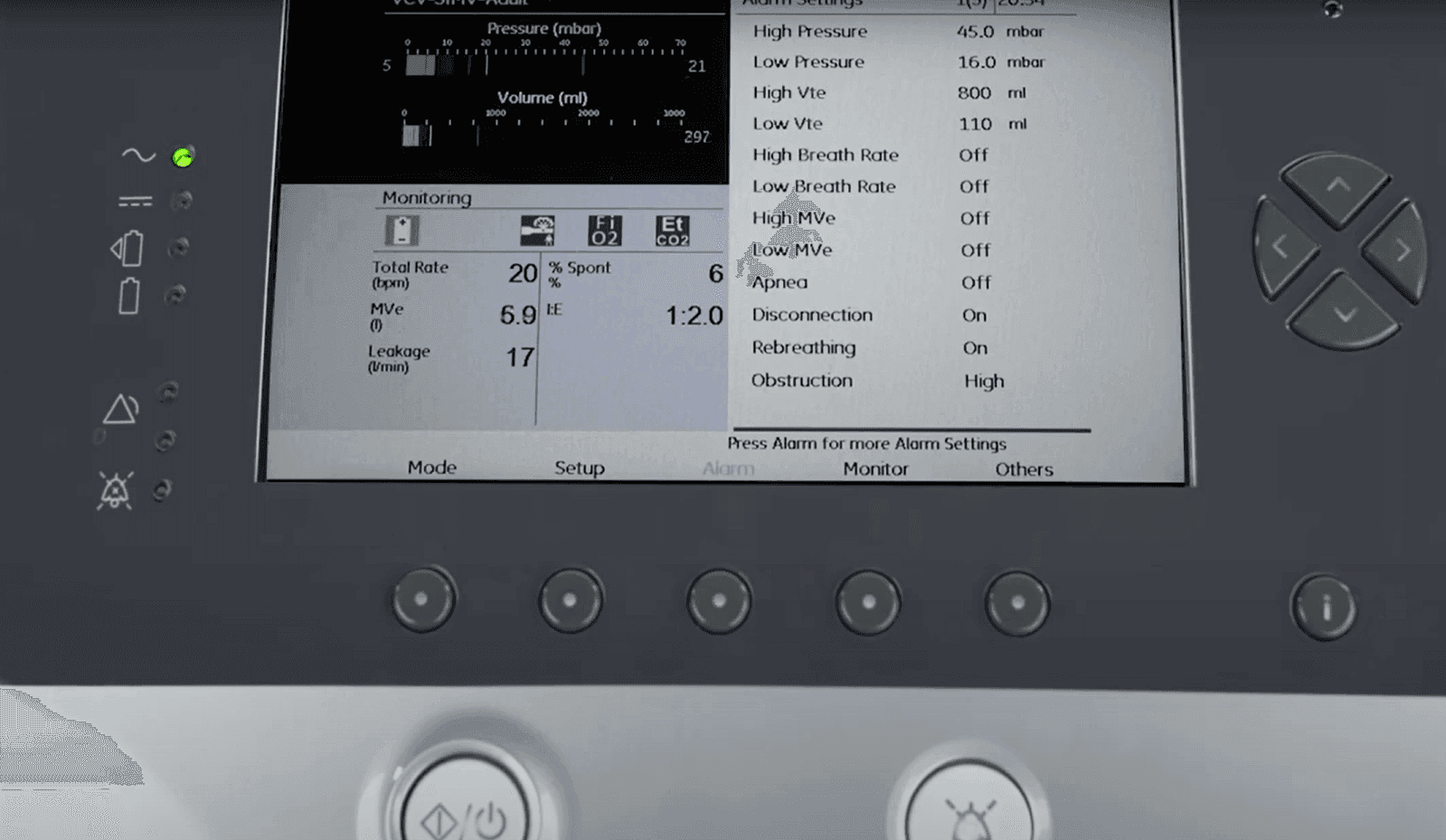 Vivo 65 The Alarms Menu